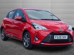 Red Used 2020 Toyota Yaris Hatchback | £13,295 (Fair price)