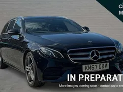 Black Used 2017 Mercedes E220 AMG Line Premium Estate | £18,707 (Fair price)