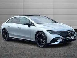 Silver Used 2024 Mercedes EQE350 AMG line Sedan | £54,250