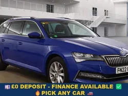 Blue Used 2022 Skoda Superb SE Technology Estate | £14,199 (Fair price)