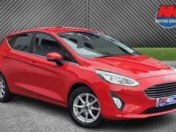 Red Used 2018 Ford Fiesta Zetec Hatchback | £7,799 (Fair price)