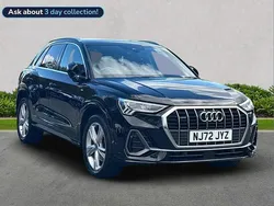 Black Used 2022 Audi Q3 S-Line SUV | £29,480 (Fair price)