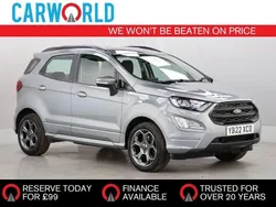 Silver Used 2022 Ford Ecosport ST-Line SUV | £12,400 (Good price)