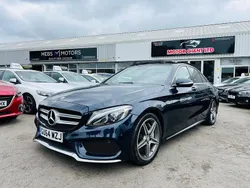 Blue Used 2015 Mercedes C300 AMG Line Premium Plus Sedan | £9,875 (A bit pricey)