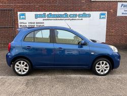 Blue Used 2014 Nissan Micra Acenta Hatchback | £3,195 (Fair price)