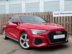 Red Used 2023 Audi A3 S-Line Sedan | £25,399 (Fair price)