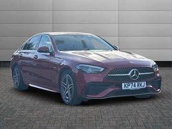 Red Used 2024 Mercedes C300e AMG line Sedan | £33,295 (Super price)