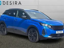 Blue Used 2021 Peugeot 3008 GTi SUV | £17,990 (Fair price)
