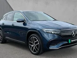 Denim blue metallic Used 2022 Mercedes EQA350 AMG Line Premium SUV | £21,580 (Fair price)