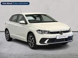 White New 2025 VW Polo Life Hatchback | £20,799 (Fair price)
