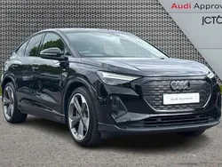 Black Used 2024 Audi Q4 Sportback e-tron Black Edition SUV | £45,802