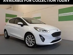 White Used 2019 Ford Fiesta Titanium Hatchback | £8,650 (Fair price)