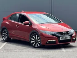 Red Used 2014 Honda Civic SE Plus Hatchback | £4,795 (Fair price)