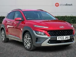 Red Used 2022 Hyundai Kona Premium SUV | £17,803 (Fair price)