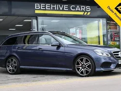 Blue Used 2013 Mercedes E250 AMG Estate | £10,450 (Good price)