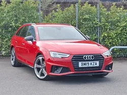 Red Used 2019 Audi A4 Black Edition Estate | £18,498 (Fair price)