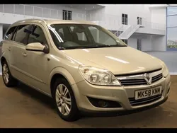 Silver Used 2008 Vauxhall Astra Design Edition Estate | £1,450 (Fair price)