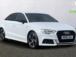 White Used 2019 Audi A3 Black Edition Sedan | £16,299 (Fair price)