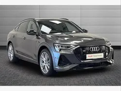 Grey Used 2022 Audi e-tron Sportback Black Edition SUV | £31,150