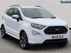 White Used 2022 Ford Ecosport ST-Line SUV | £12,640 (Fair price)