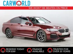 Red Used 2022 BMW 520 M Sport Sedan | £21,400 (Fair price)