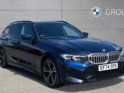 Blue Used 2025 BMW 320 M Sport Estate | £38,095 (Expensive)