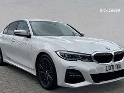 White Used 2021 BMW 330 M Sport Sedan | £28,490 (Fair price)