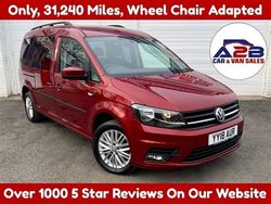 Red Used 2018 VW Caddy Maxi MPV | £13,980 (Good price)