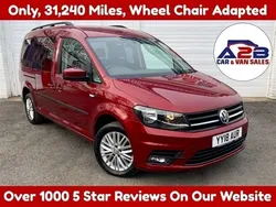 Red Used 2018 VW Caddy Maxi MPV | £13,980 (Good price)