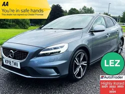 Grey Used 2018 Volvo V40 R-Design Pro Estate | £8,895 (Good price)