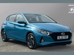 Aqua turquoise Used 2022 Hyundai i20 SE Hatchback | £12,116 (Fair price)
