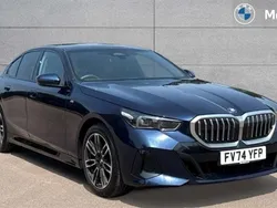 Tanzanite blue ii metallic Used 2024 BMW 520 M Sport Sedan | £39,019 (Good price)