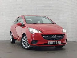 Red Used 2018 Vauxhall Corsa Hatchback | £6,998 (Fair price)