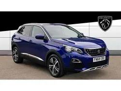 Blue Used 2018 Peugeot 3008 Allure SUV | £11,840 (Fair price)