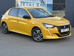 Yellow Used 2022 Peugeot 208 Allure Premium Hatchback | £13,495 (Fair price)