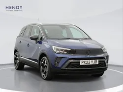Blue Used 2022 Vauxhall Crossland Ultimate SUV | £11,999 (Fair price)