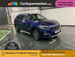 Blue Used 2017 BMW X1 xLine SUV | £16,997 (Fair price)
