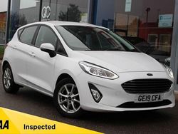 White Used 2019 Ford Fiesta Zetec Hatchback | £10,875 (Fair price)
