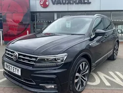 Black Used 2017 VW Tiguan R-line SUV | £20,888 (A bit pricey)