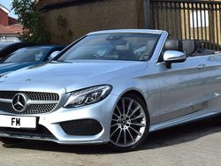Silver Used 2018 Mercedes C250 AMG Line Premium Plus Cabriolet | £16,250 (Good price)