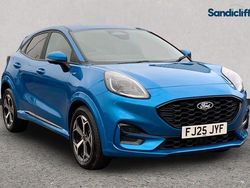 Digital aqua blue Used 2025 Ford Puma ST-Line Hatchback | £22,150 (Fair price)