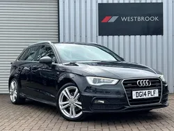 Black Used 2014 Audi A3 Sportback S-Line Hatchback | £10,990 (Fair price)