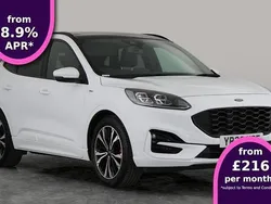 White Used 2022 Ford Kuga ST-Line X SUV | £15,918 (Fair price)
