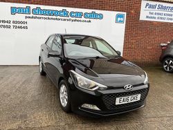 Black Used 2016 Hyundai i20 SE Hatchback | £5,239 (Fair price)