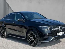 Obsidian black metallic Used 2025 Mercedes GLE450 AMG AMG Line Premium Plus Coupe | £73,890 (Super price)