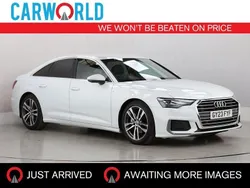 White Used 2023 Audi A6 S-Line Sedan | £25,990 (Super price)
