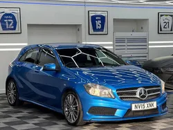 Blue Used 2015 Mercedes A180 AMG Hatchback | £7,895 (Fair price)