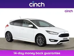 White Used 2018 Ford Focus ST-Line Hatchback | £10,999 (Good price)