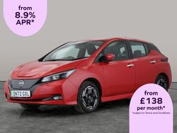 Red Used 2022 Nissan Leaf Acenta Hatchback | £9,647 (Fair price)
