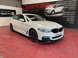 White Used 2018 BMW 520 M Sport Sedan | £16,995 (Fair price)